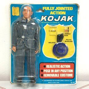 Vintage 1976 "Telly Savalas as Kojak" Action Figure Kit - Sealed